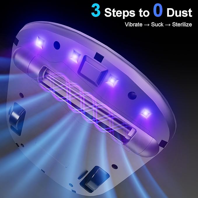 3 in 1 Cordless Robot Bed Vacuum Cleaner
