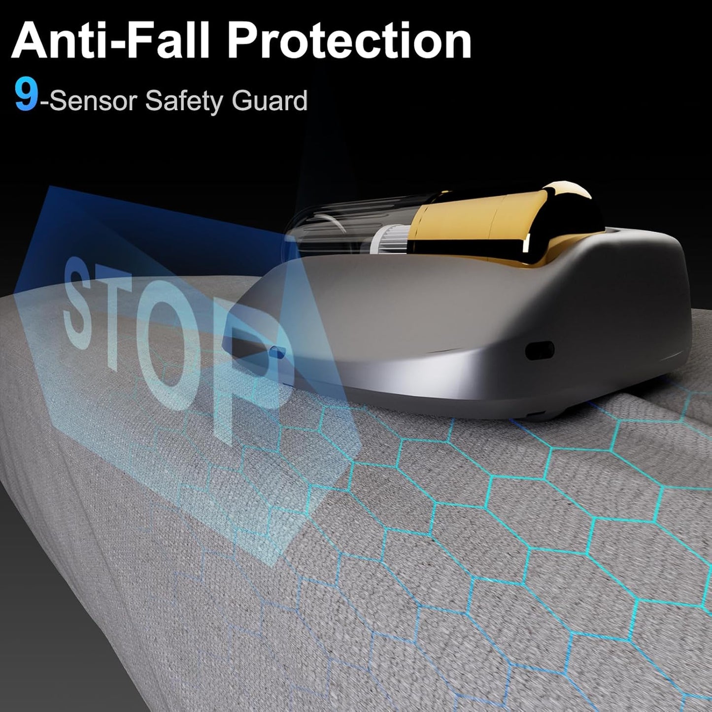 3 in 1 Cordless Robot Bed Vacuum Cleaner