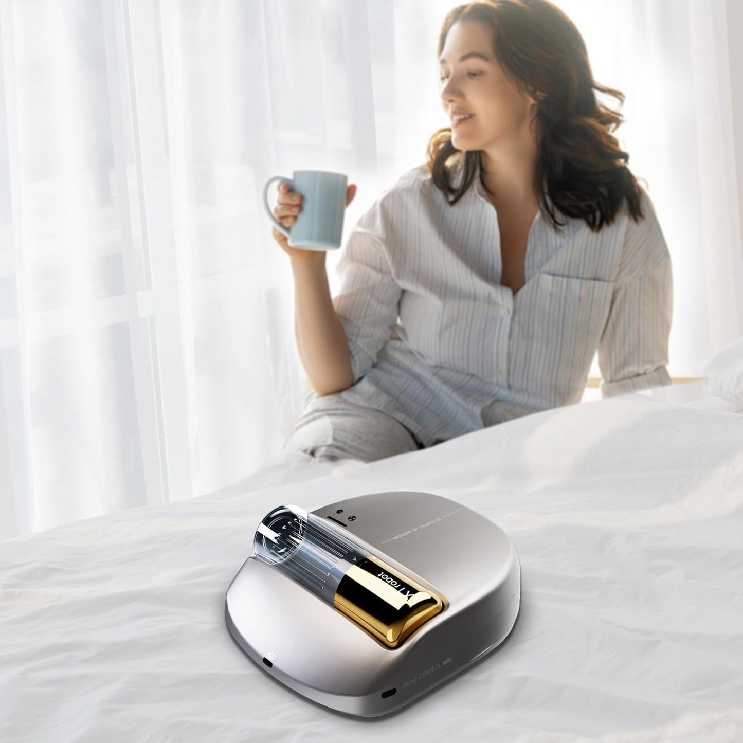3 in 1 Cordless Robot Bed Vacuum Cleaner