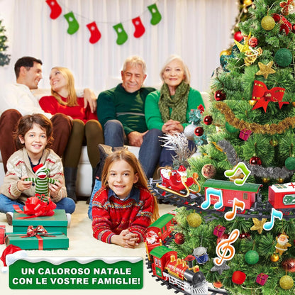 Herenear Trenino Natalizio Elettrico per Bambini